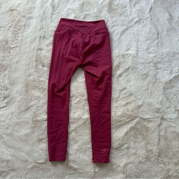 Gymshark Pants - Gymshark / Whitney Simmons pink buttery soft flattering 7/8 leggings